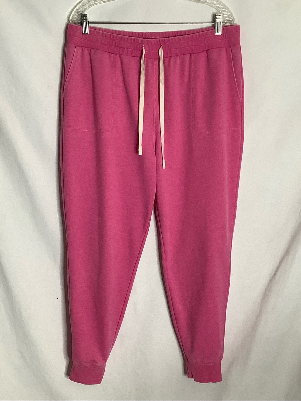 Jane + Delaney Cozy Pink Drawstring Joggers Size XL
